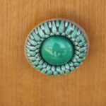 Dresser with Green Ceramic Handles by Karpen Furniture