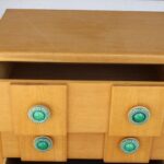 Dresser with Green Ceramic Handles by Karpen Furniture