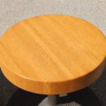 Pair of Modernist Wood Stools