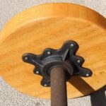 Pair of Modernist Wood Stools