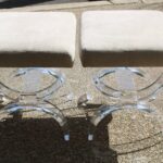 Pair of Lucite Ottomans
