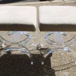 Pair of Lucite Ottomans