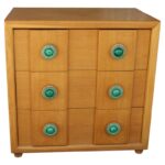 Dresser with Green Ceramic Handles by Karpen Furniture