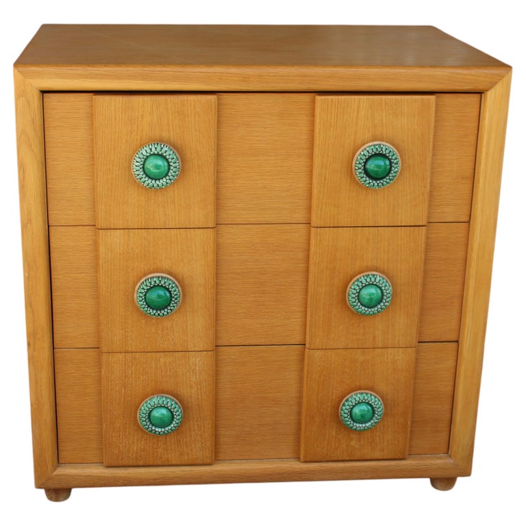 Dresser with Green Ceramic Handles by Karpen Furniture by Karpen Furniture