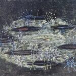 Painting by Helen Dunham (1911 – 1994), Titled People
