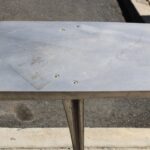 Robert Josten Aluminum Console Table