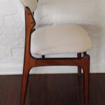 Dining Table, Eight Chairs, Two Leaves by Eric Buck, Made in Denmark
