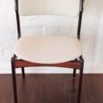 Dining Table, Eight Chairs, Two Leaves by Eric Buck, Made in Denmark