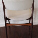 Dining Table, Eight Chairs, Two Leaves by Eric Buck, Made in Denmark