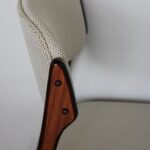 Dining Table, Eight Chairs, Two Leaves by Eric Buck, Made in Denmark