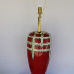 Mid-Century Modern Porcelain Table Lamp by Rembrandt, 1960s