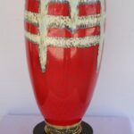 Mid-Century Modern Porcelain Table Lamp by Rembrandt, 1960s