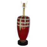 Mid-Century Modern Porcelain Table Lamp by Rembrandt, 1960s