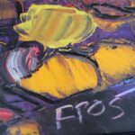 Abstract Oil Painting, signed Frost