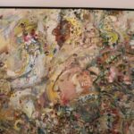 Outsider Abstract Mixed Media Painting