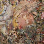 Outsider Abstract Mixed Media Painting