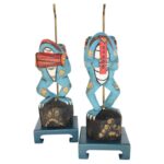 Pair of Frog Lamps by Tony Duquette (1914-1999)