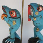 Pair of Frog Lamps by Tony Duquette (1914-1999)