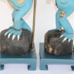 Pair of Frog Lamps by Tony Duquette (1914-1999)