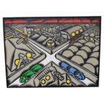 Pop Art Oil painting signed Tim 76