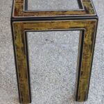 Mastercraft Etched Brass Console by Bernhard Rohne