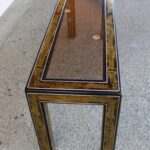 Mastercraft Etched Brass Console by Bernhard Rohne