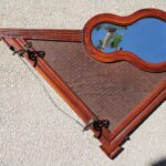 Entry Hall Guitar Mirror with 3 Hooks