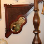 Entry Hall Guitar Mirror with 3 Hooks