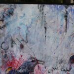 Pair of Acrylic Paintings by Betty O’Hare, Titled Crows