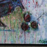 Pair of Acrylic Paintings by Betty O’Hare, Titled Crows