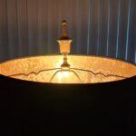 Folk Art Table Lamp with Antique Architectural Elements