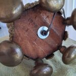 Folk Art Table Lamp with Antique Architectural Elements