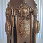 Folk Art Table Lamp with Antique Architectural Elements