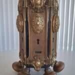 Folk Art Table Lamp with Antique Architectural Elements