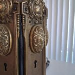 Folk Art Table Lamp with Antique Architectural Elements