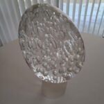 Vintage Murano Seguso Controlled Bubble Sculpture, signed